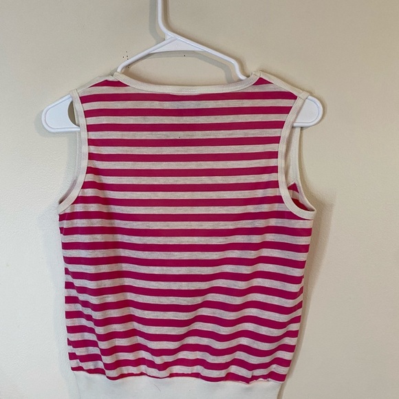 Vintage Winners Choice white and Pink striped Tank Top size medium - Picture 6 of 9